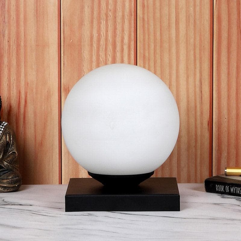 Togo Milla Moon LED Glass Table Lamp - White,Black media 3