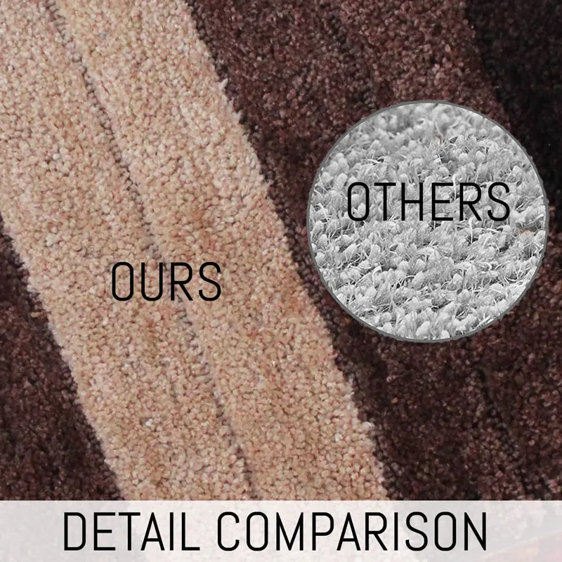 Line Luxe Bath Mat - Brown, Black media 5