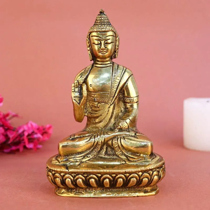 Buddha Brass Idol media 1