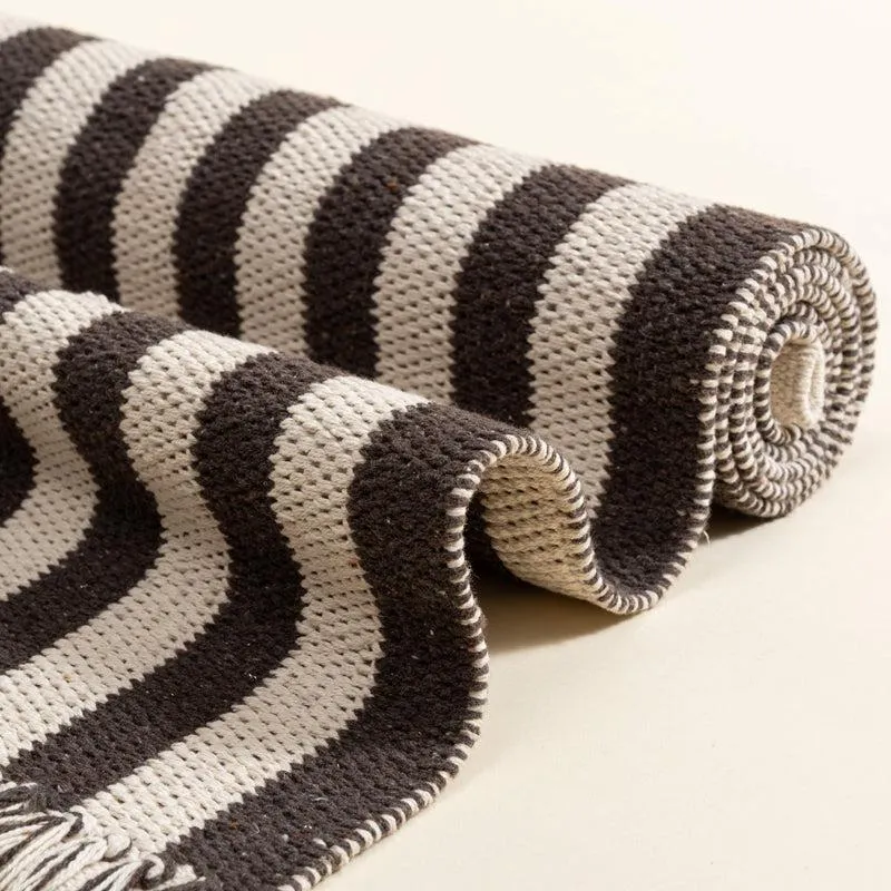 Carmen Hand Woven Rectangle Cotton Rug media 6