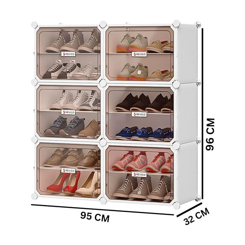 Stepra White Plastic & Metal Shoe Racks media 9