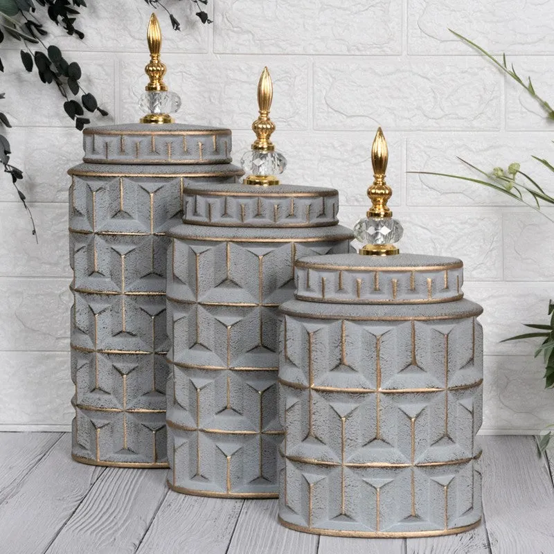 Ashwave Ceramic Jar Showpiece - Medium media 8