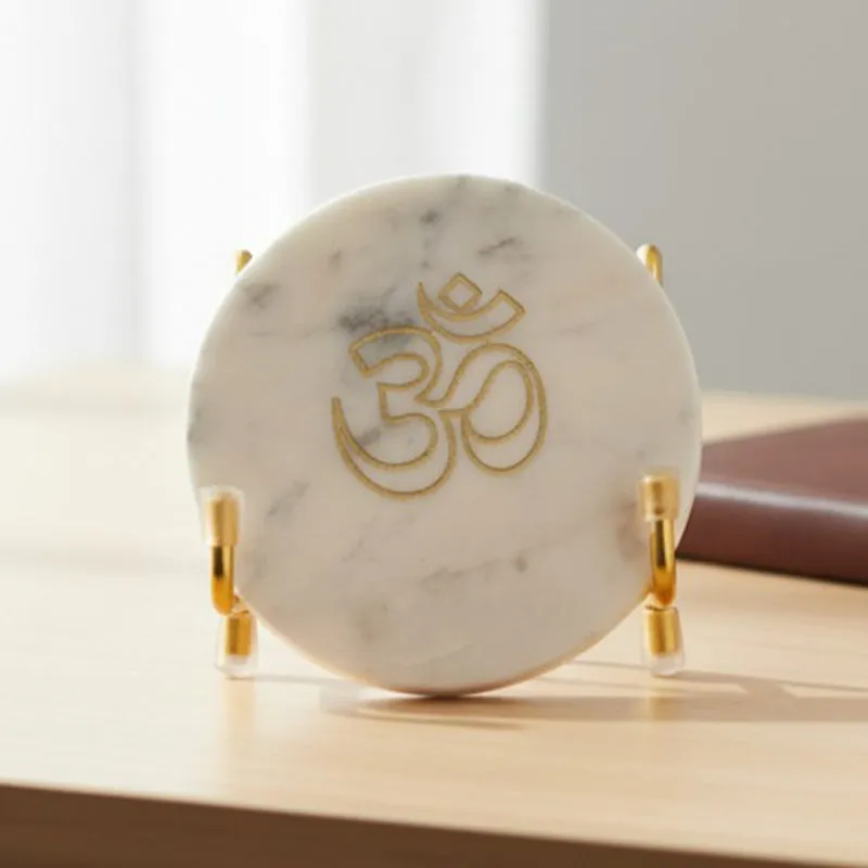 Om Marble Spiritual Religious Accent media 1