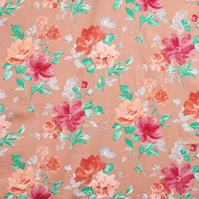 Riri Floral Printed Cotton Bedsheet - 220 TC media 6
