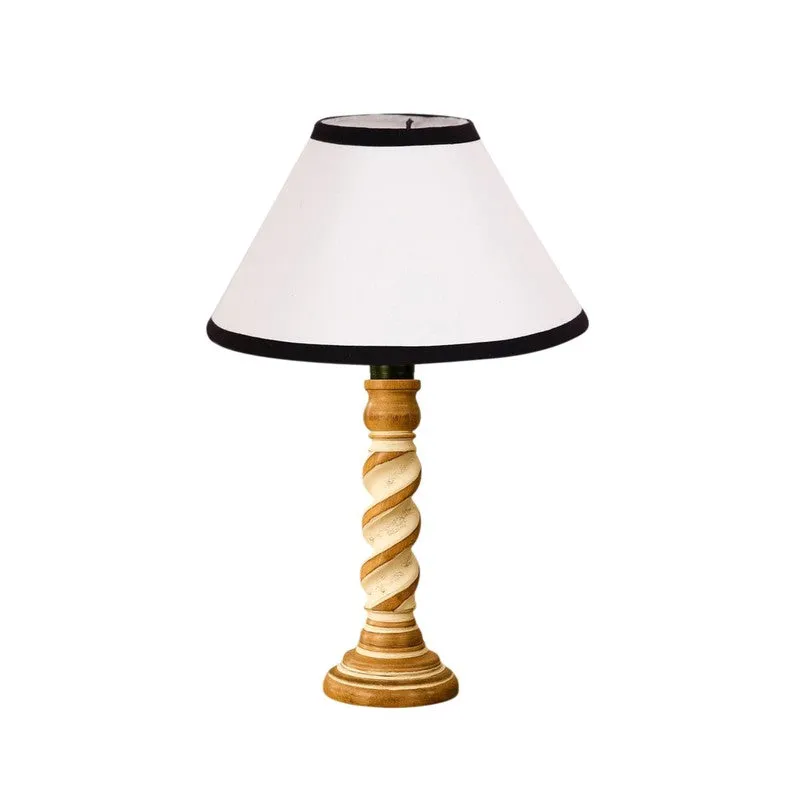 Modera Nexo Wooden Table Lamp - White media 5
