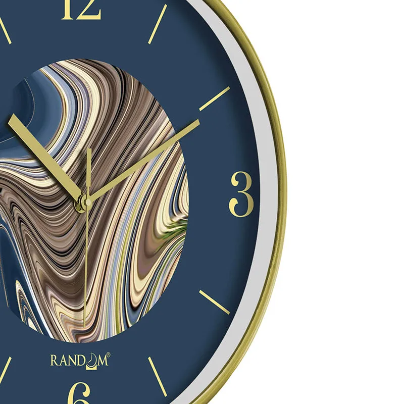 Hemera Swirl Wall Clock - Blue media 5