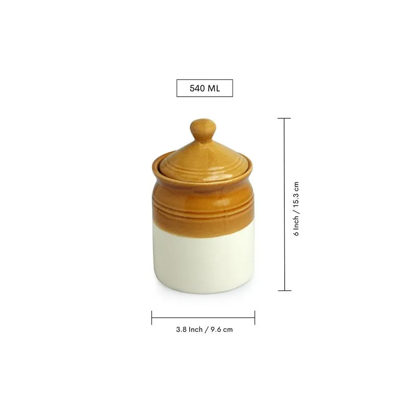 Bharni Condiment Jar (540 Ml) - Set Of Two media 6