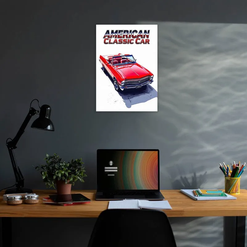 American Classic Car Wall Poster media 3