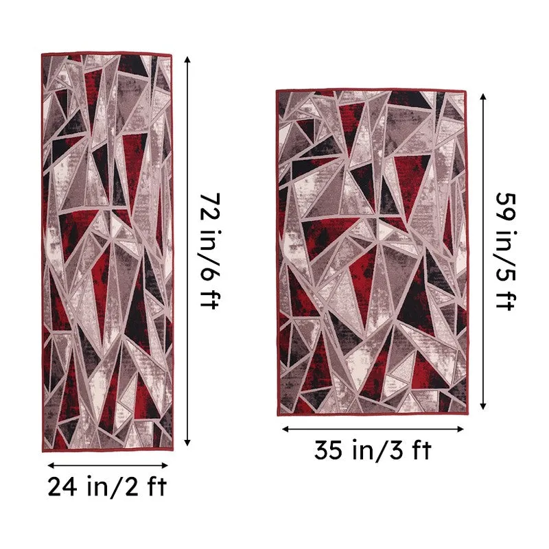 Vibrant Shards I Anti-Skid Carpet media 7