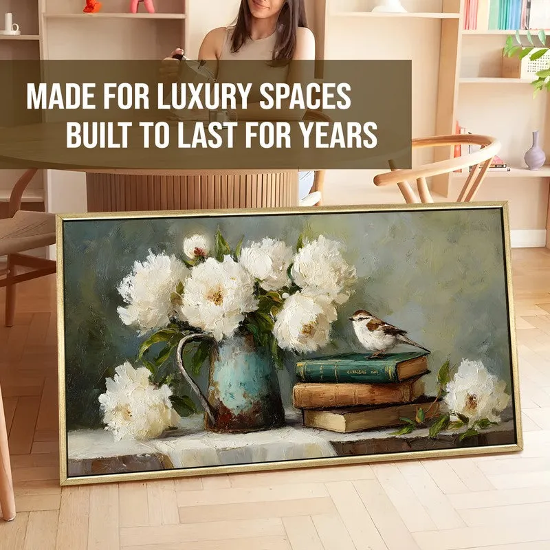 Calm-vibes Canvas Wall Painting With Frame media 5