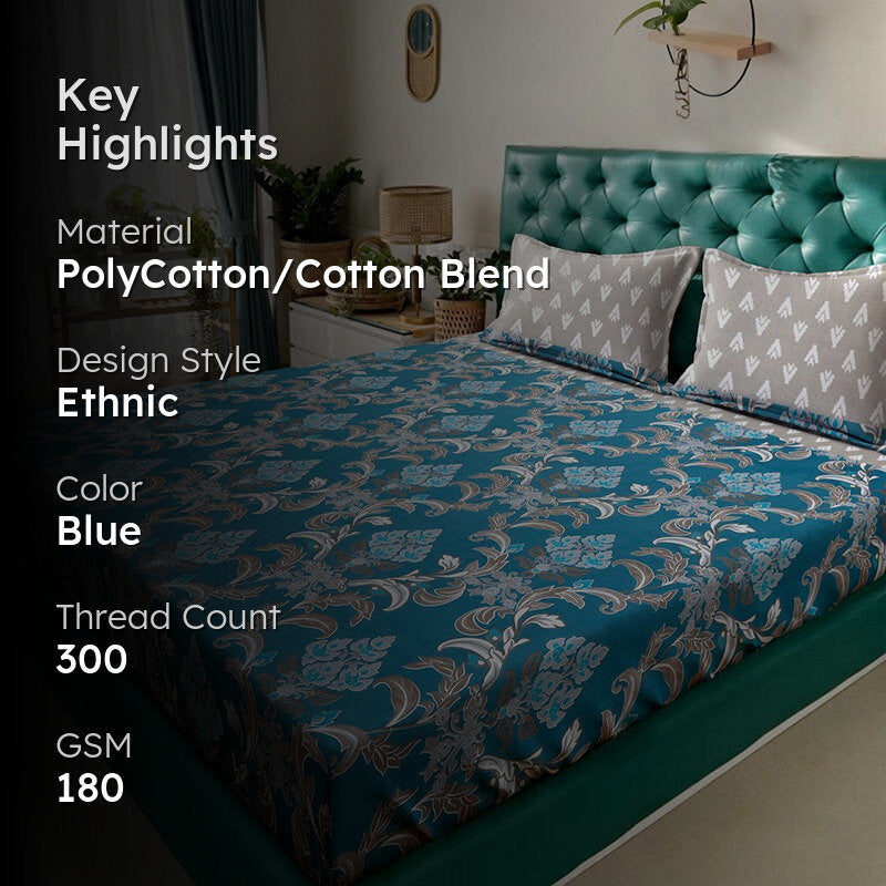 Thaal PolyCotton Bedsheet  - 180 GSM media 2