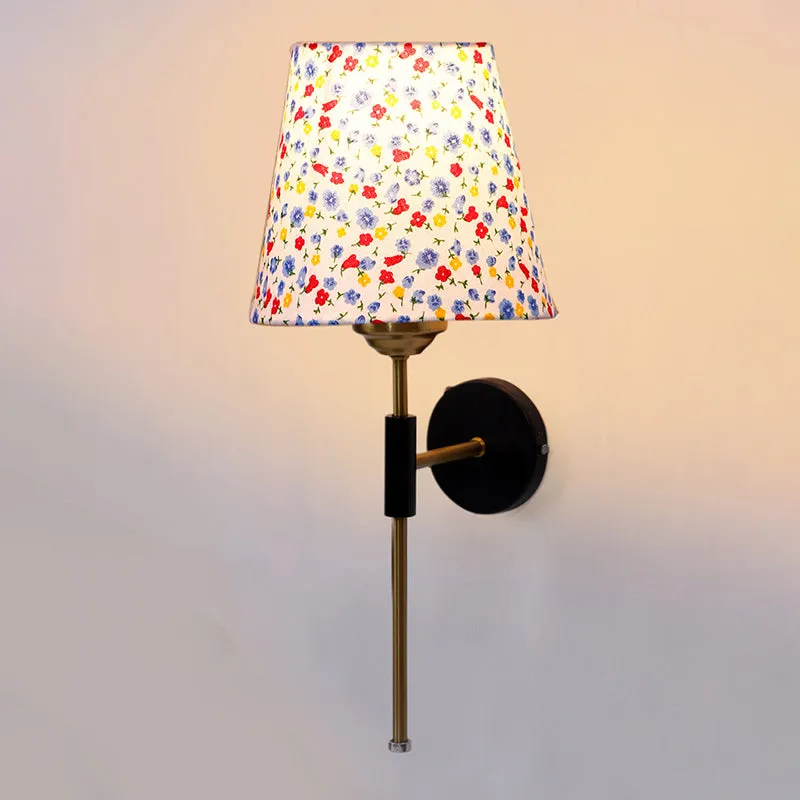 Beryll Tiny Fleur Steel & Cotton Wall Lamp media 4