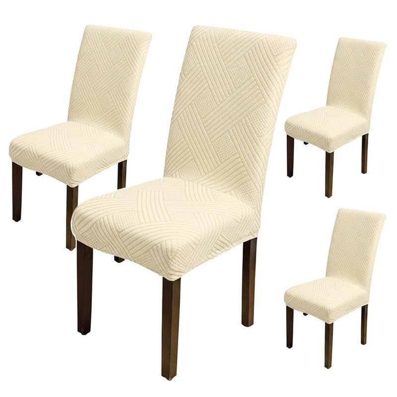 Rivexa Soft Chair Cover (Beige) - Set Of Four media 3