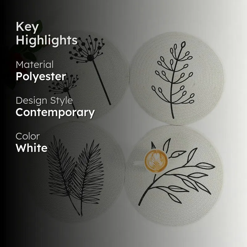 Hivi Round Placemat - Set Of Four media 2