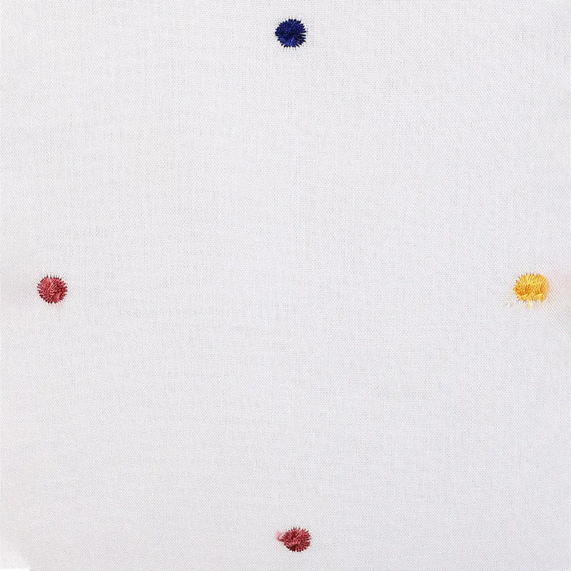 Dotti Charm Embroidered Cotton Cushion Cover - Set Of Two media 5