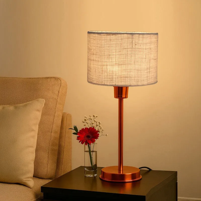 Kavira Arin Metal Table Lamp - White media 3
