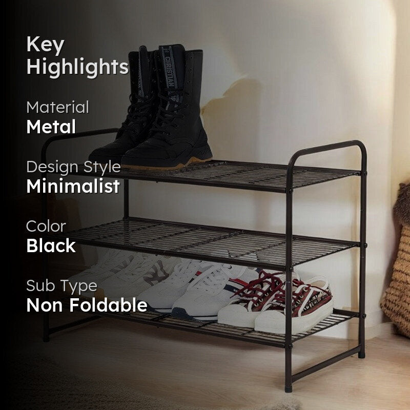 Josiane Metal Shoe Rack media 2