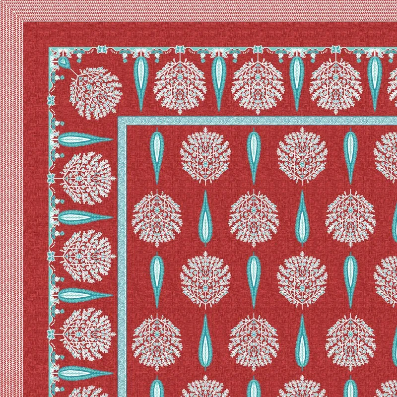 Jaipur Weave Cotton Bedsheet (Pink) - 120 TC media 6