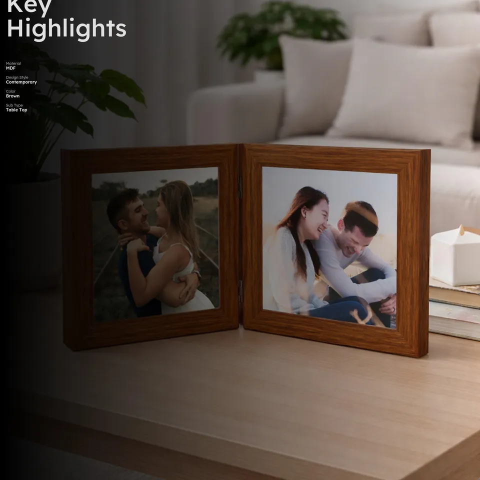 RusticWood MDF Photo Frame media 2