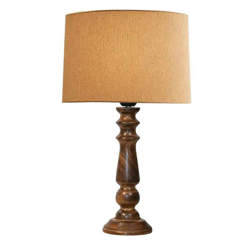 CleanAura Glow Wooden Table Lamp media 5