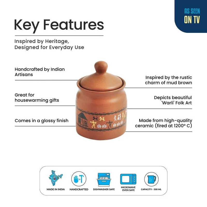 Veyra Charm Ceramic Jar - 500 mL media 5