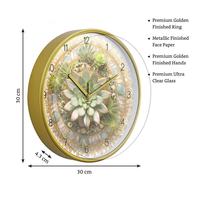 Orchid Orbit Analog Wall Clock media 8