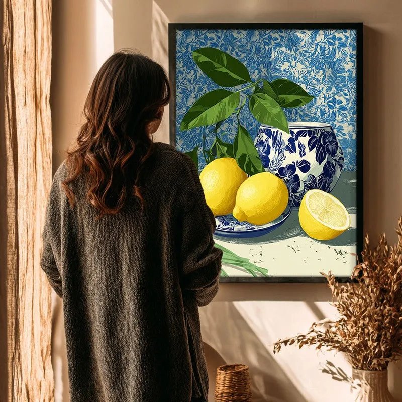 Freshness Canvas Wall Painting - Black Frame media 4