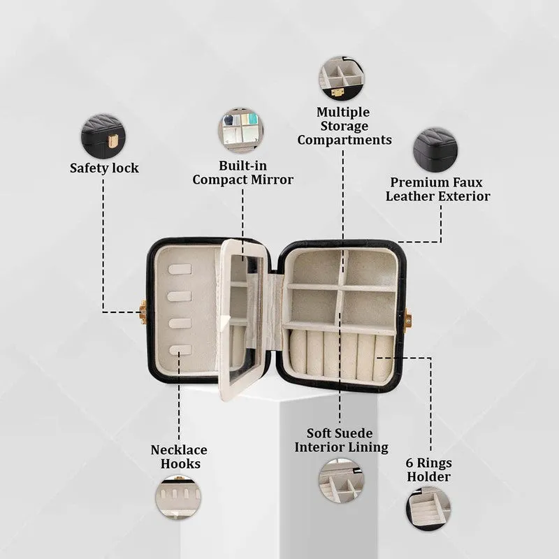 Velura Faux Leather Jewel Box media 5