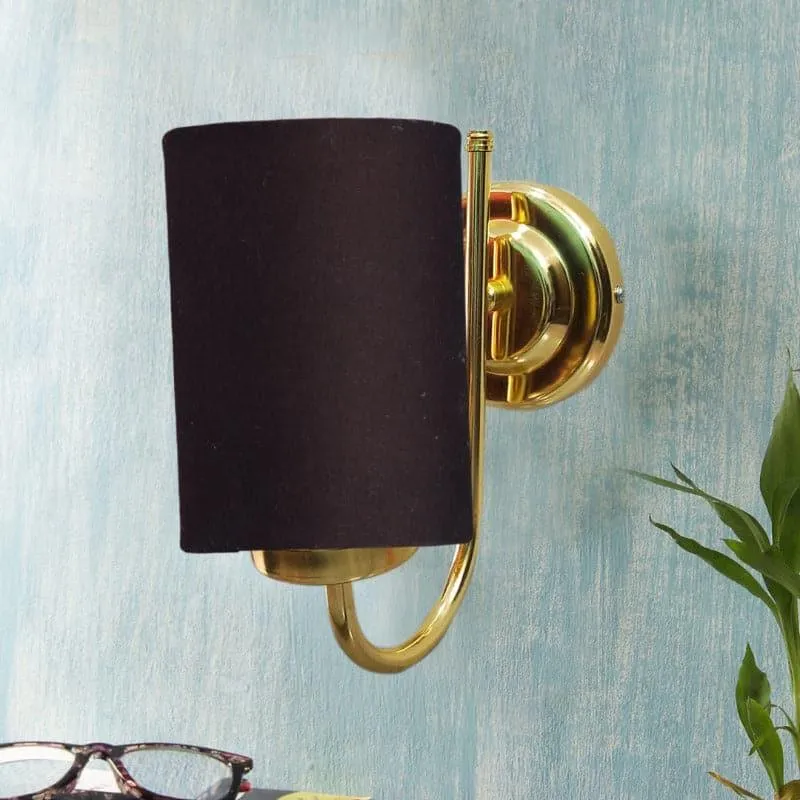 Galora Hepa Fabric & Metal Wall Lamp - Black media 3