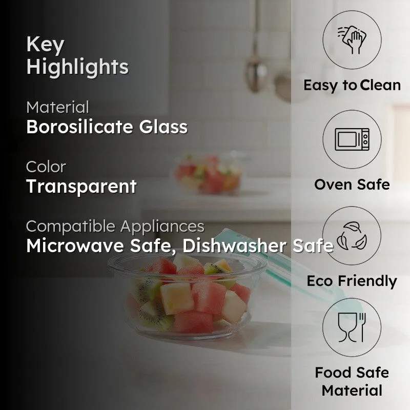 Tidbit Leak Proof Glass Lunch Box - 390 ML media 2