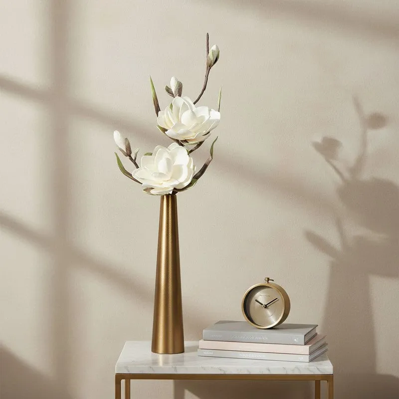 Elegant Artificial Magnolia Foam Flower Stick - White media 1