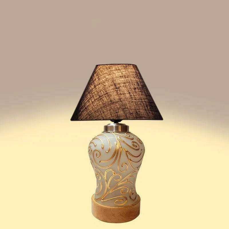 Lumithra Wooden Table Lamp - Blue media 5