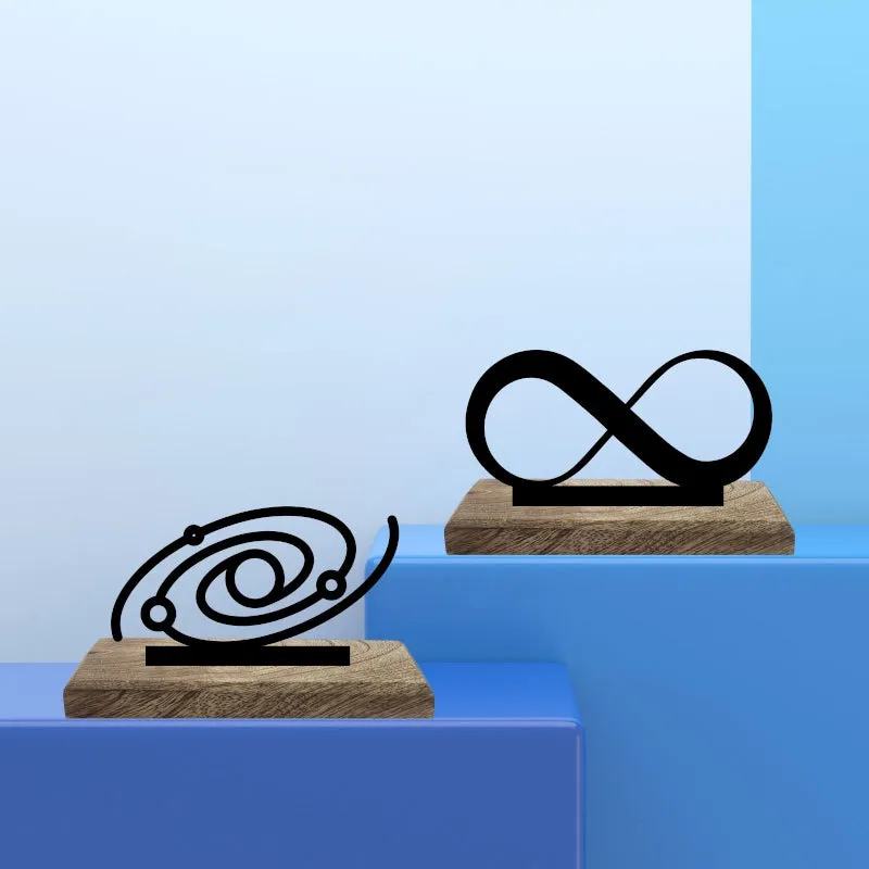 Eternal Cosmos Showpiece - Set Of Two media 3