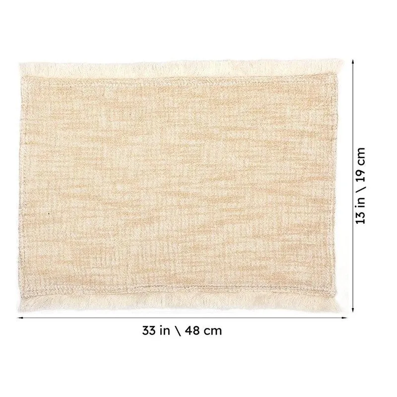Matsya Vala Placemat (Beige) - Set Of Two media 5