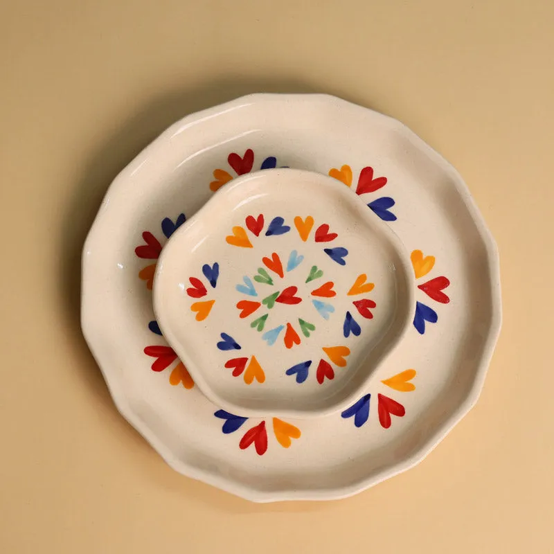 Clover Snack Plate - 2 Piece Set media 1
