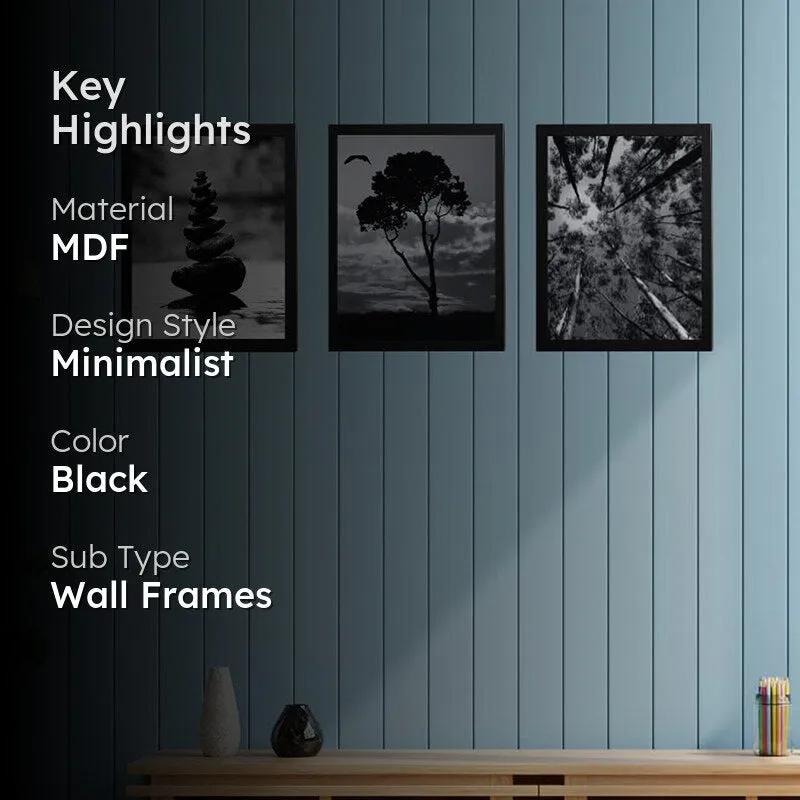 Tertia MDF Photo Frame - Set Of Three media 2