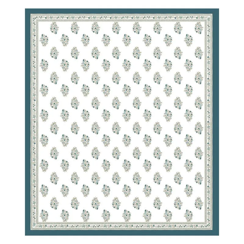 Rang Flow Cotton Bedsheet (Green,White) - 120 TC media 5