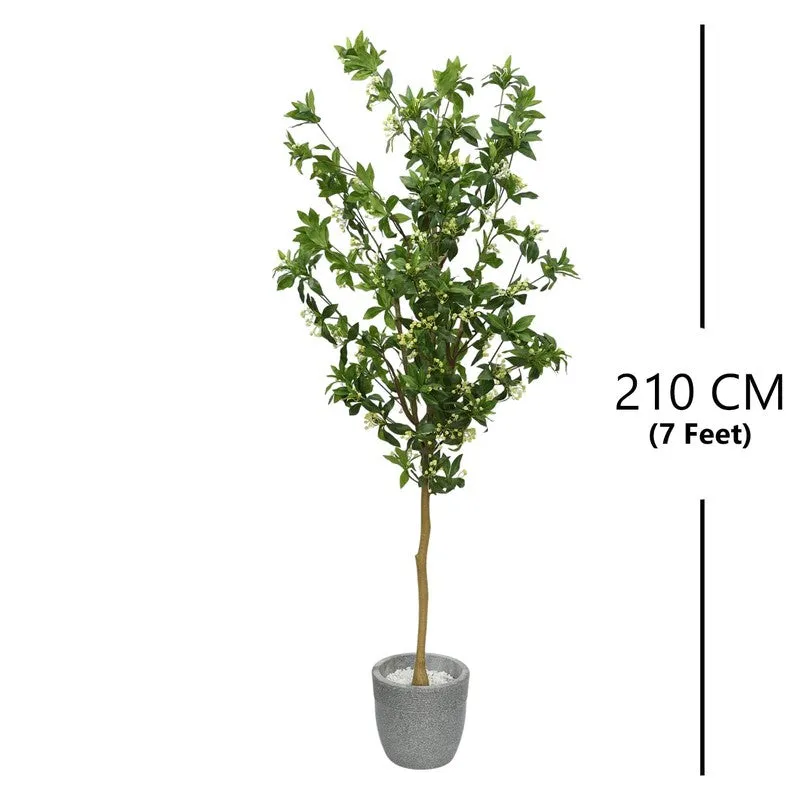 Naturique Artificial Nannyberrry Plant - 6.9 Feet media 6