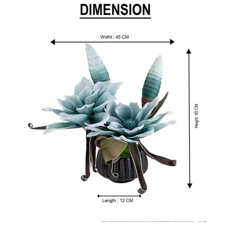 AarviDecor Ocean Mist Foam Artificial Flowers media 9
