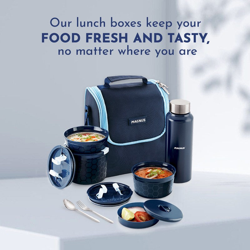 Arvex Pro Lunch Box with Lunch Bag - Set of Five media 8