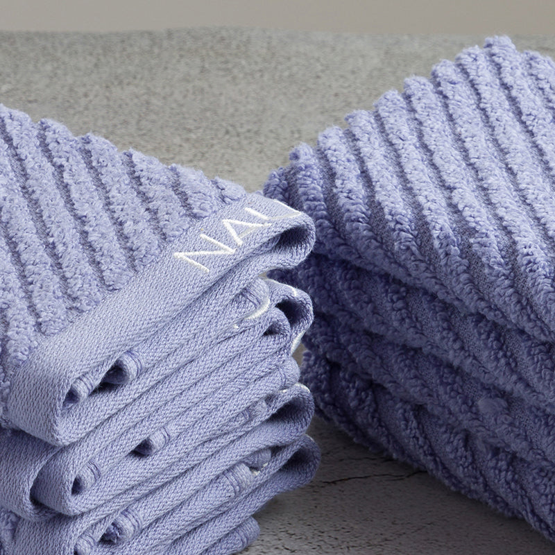 Nautica Riviera Soft Cotton Face Towel (Light Blue) - Set Of Eight media 5