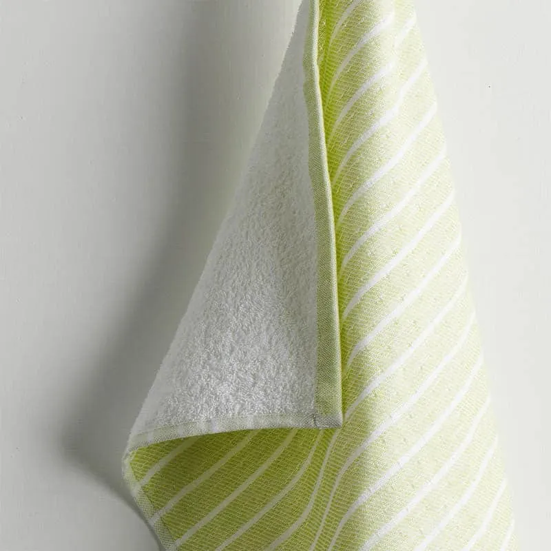 Imrie Cotton Terry Hand Towel (Light Green) - Set Of Two media 3