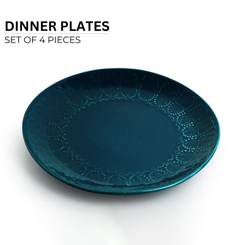 Forest Fern Ceramic Dinner Plate - Set Of Four media 7
