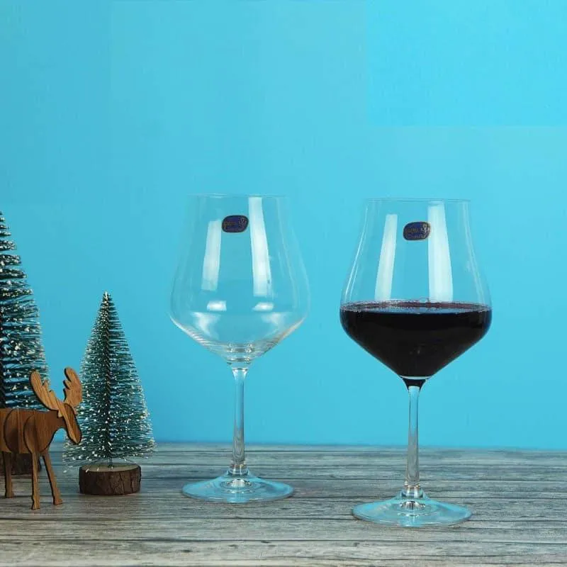 Stella Bohemia Crystal Red Wine Glasses (600 ML) - Set Of Six media 1
