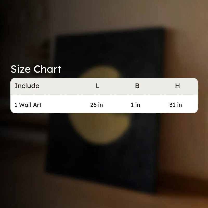 Golden Orbit Handmade Canvas Wall Painting media 15