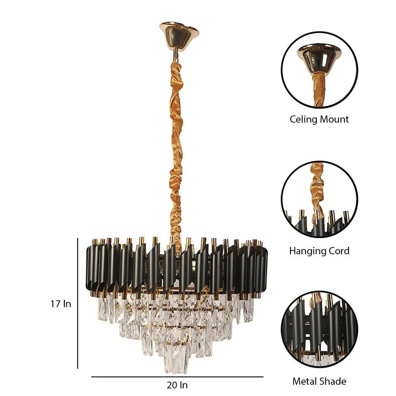 Auristra III Crystal Chandelier media 9