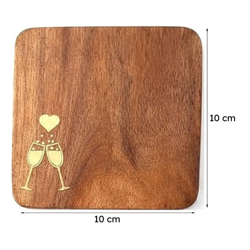 Refreshment Wooden Coaster - Set Of Four media 7