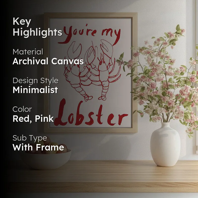 Lobster Studio Archival Canvas Wall Art - Brown media 2