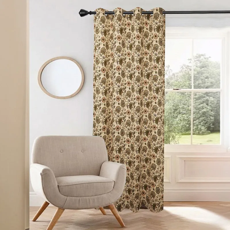 Meadow Bloom Cotton Curtain media 3