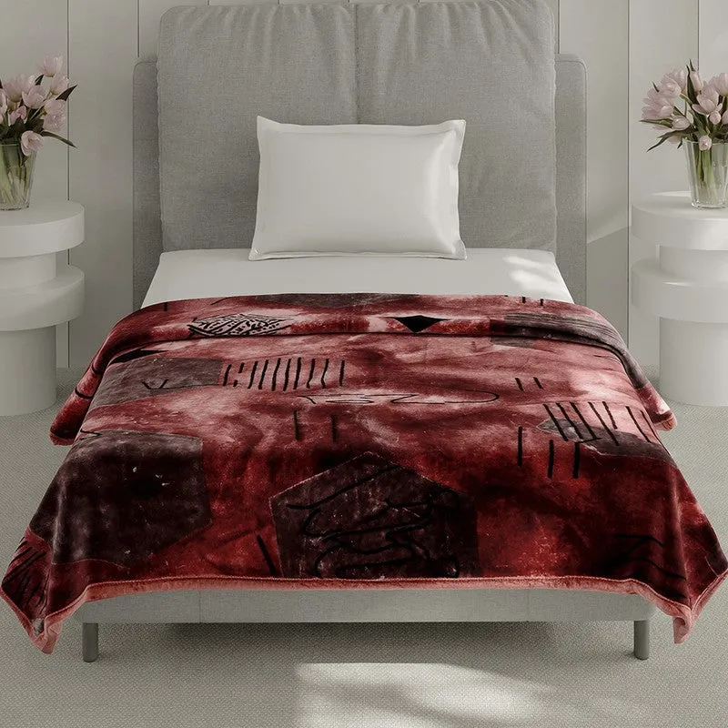 Monte Carlo Crimson Harmony Blanket (Brown) - 625 GSM media 3